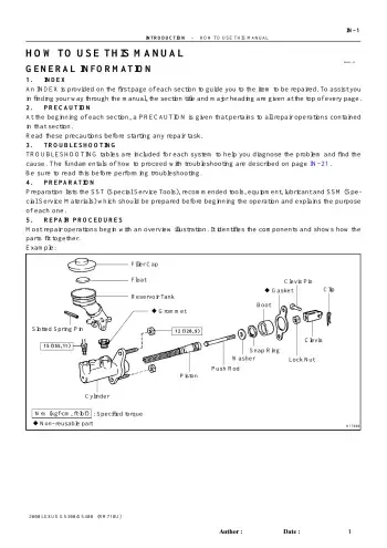 Preview: 2000 Lexus GS300, GS400 Service Manual (P/N RM718U)
