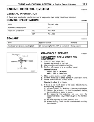 1986-1993 Mitsubishi L300 Delica Star Wagon repair manual Preview image 3