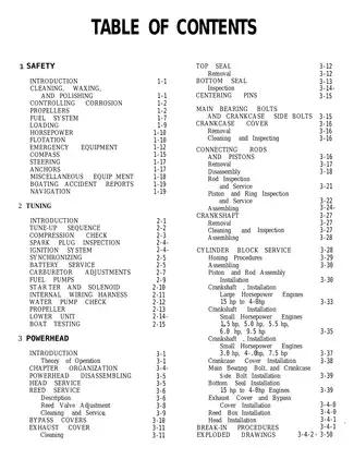 1956-1970 Johnson Evinrude 1.5 hp-40hp outboard motor service manual