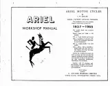 1937–1965 Ariel Square Four, Leader, Arrow & Twins / Singles Workshop Manual – preview page 1