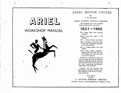 Preview: 1937–1965 Ariel Square Four, Leader, Arrow & Twins / Singles Workshop Manual