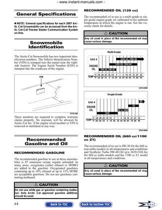 2007 Arctic Cat AC 120, Jaguar Z1, Bearcat Wide, Track Panther 660/T660 Touring, Panther 660 Trail, T660 Turbo Trail repair manual Preview image 4