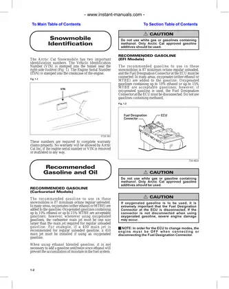 2001 Arctic Cat snowmobile (all models) service, repair manual Preview image 3