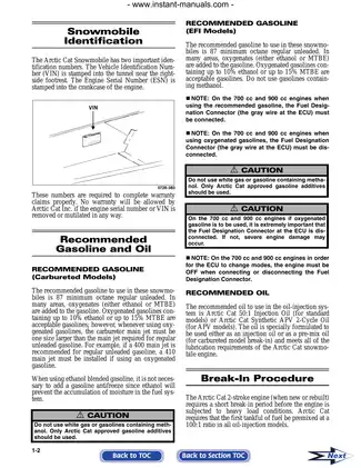 Arctic Cat Snowmobile Complete Service Manual Preview image 3