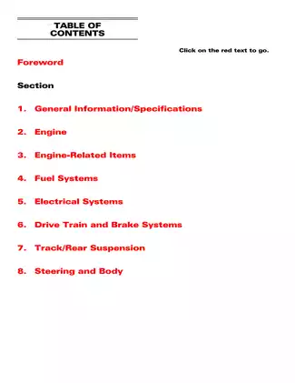 2008 Arctic Cat 2-Stroke Snowmobile Service Manual for Optimal Maintenance and Repair Preview image 2