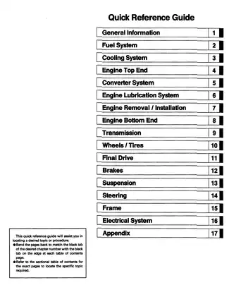 Kawasaki Mule 2510, 2520 service manual Preview image 2