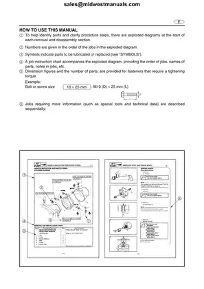 2005-2009 Yamaha VX1100 series WaveRunner service, shop manual Preview image 4