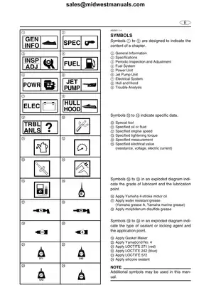 2004-2008 Yamaha FX Cruiser HO & FX HO waverunner  service, repair manual Preview image 5