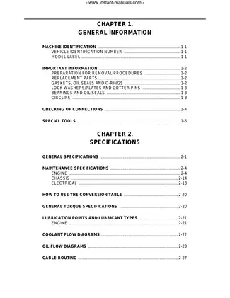 Yamaha ATV Service Manual: Comprehensive Guide for Maintenance and Repairs manual page 4 preview Yamaha Yamaha ATV Service Manual: Comprehensive Guide for Maintenance and Repairs manual preview page 4 - thumbnail