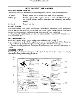 1987-2004 Yamaha Warrior 350, YFM350XP service manual Preview image 4