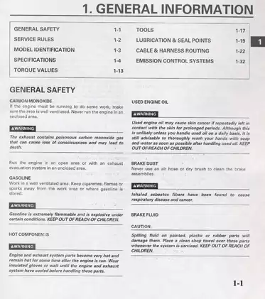 2021 Honda CB600F Service Manual - Comprehensive Repair & Maintenance Guide Preview image 5