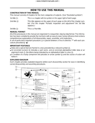 Yamaha YFM350FXP Maintenance and Repair Manual (All Years) Preview image 1