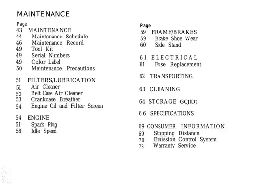 1985-1988 Honda CH250 Elite repair and shop manual Preview image 5