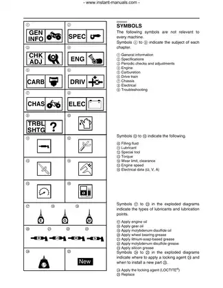 1998-2005 Yamaha Bruin YFM250 ATV service and shop manual Preview image 2