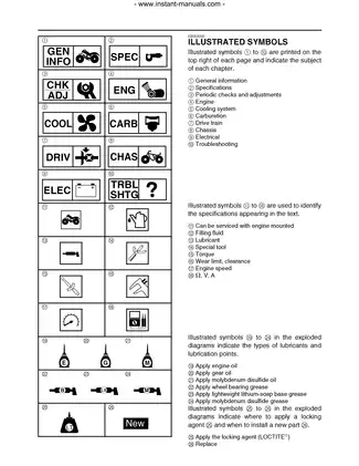 2002-2006 Yamaha Grizzly 660 YFM660 ATV service manual Preview image 2