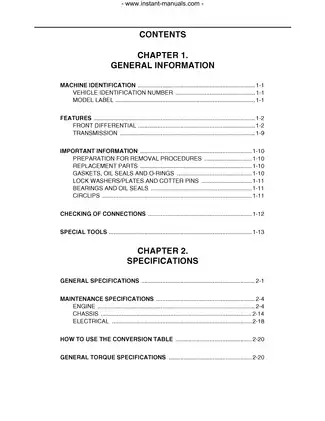 Comprehensive Service Manual for Yamaha ATV Models Preview image 5