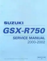 2000–2003 Suzuki GSX-R750 Gixxer Service Manual (P/N 99500-37111-03E) – preview page 1