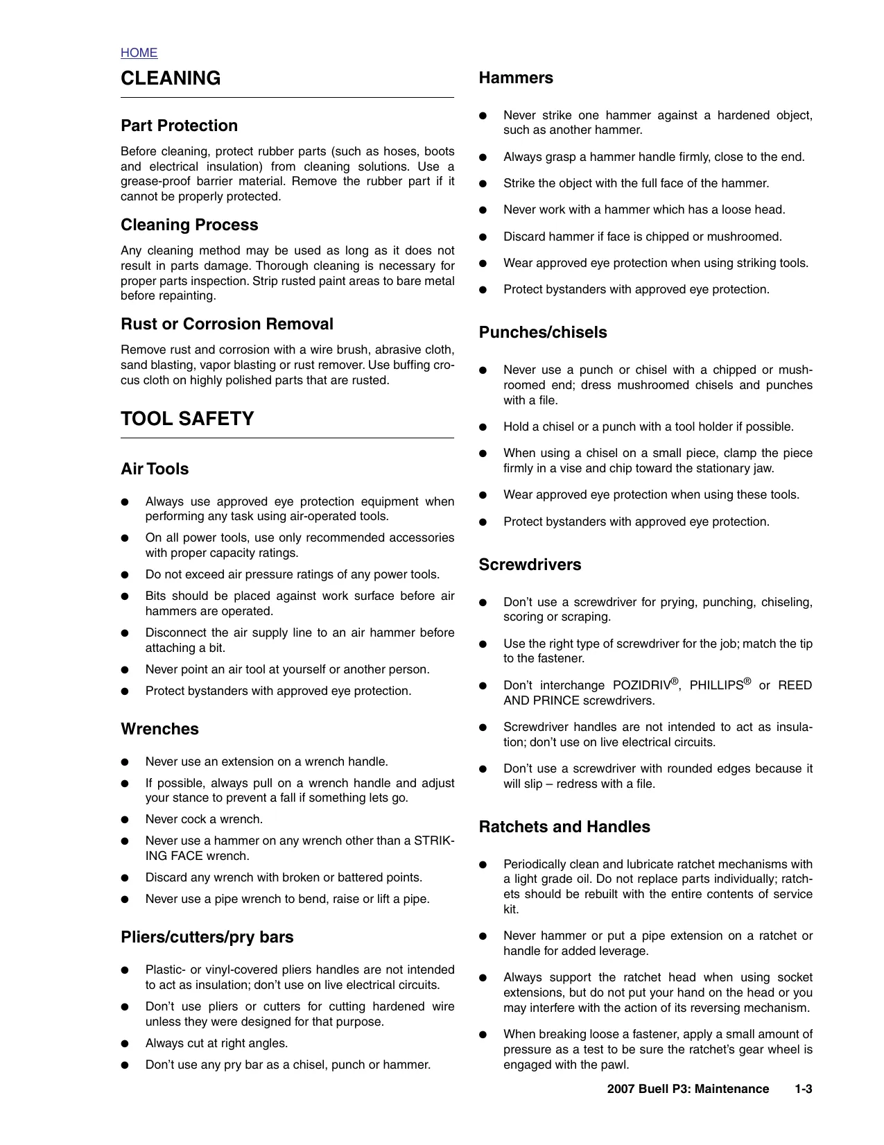 2007 Buell Blast P3 repair manual Preview image 3
