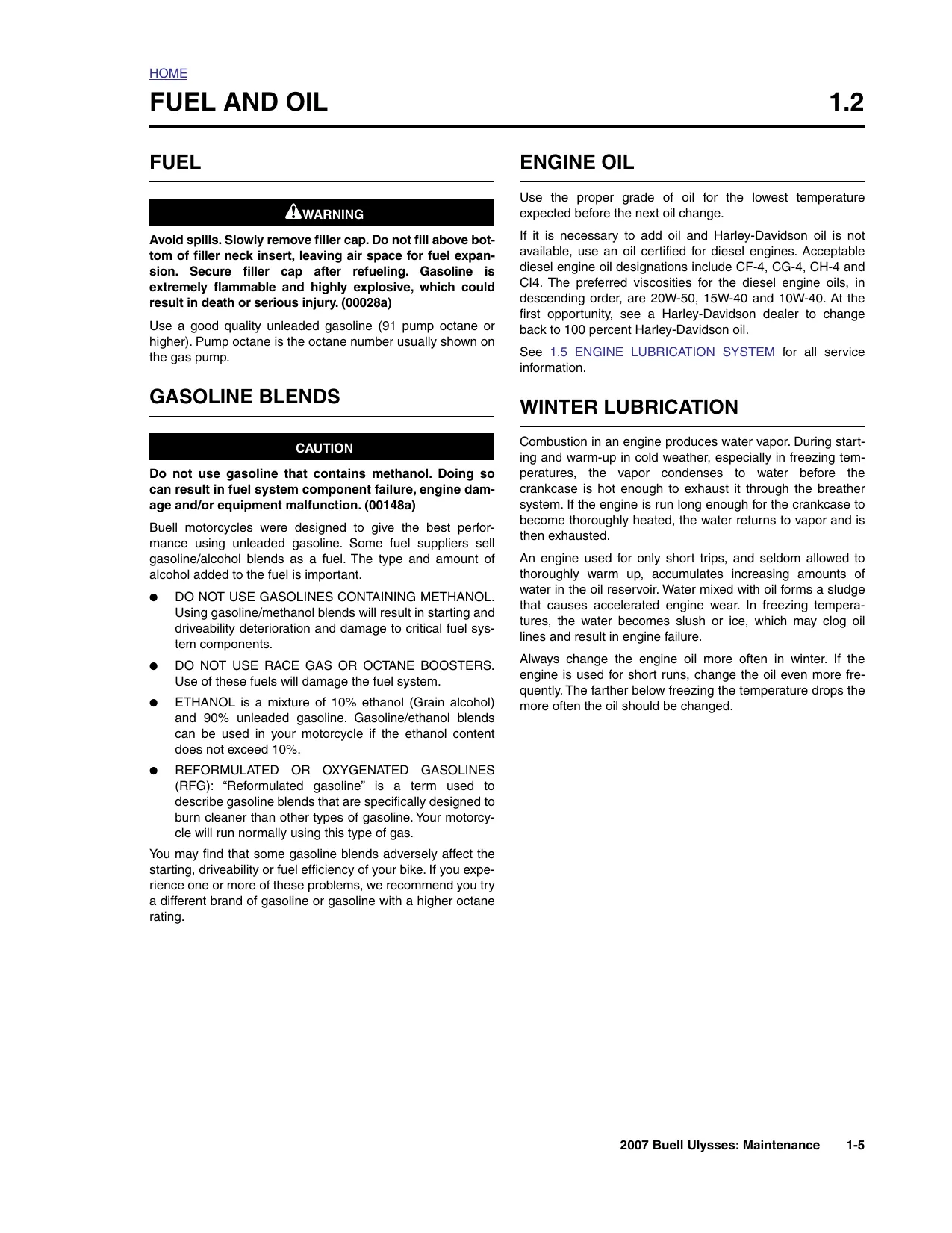 2007 Buell Ulysses XB12X, XB12 repair manual Preview image 5