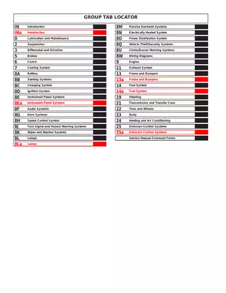 2000 Jeep Wrangler repair manual Preview image 1