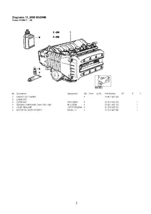 1998-2003 BMW K 1200 LT parts catalog Preview image 2