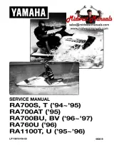 1994–1997 Yamaha WaveRaider RA700 / RA760 / RA1100 Service Manual (LIT-18616-RA-00) – preview page 2