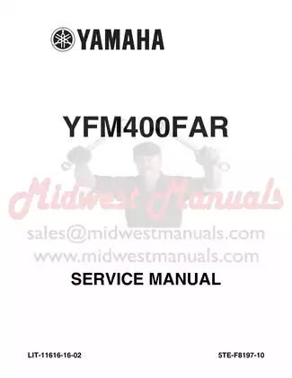 2003-2008 Yamaha Bruin 350 repair and shop manual Preview image 2