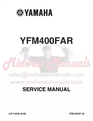Yamaha Bruin 350 Service Manual (2003-2008) Preview image 2