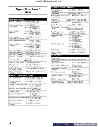 2002 Arctic Cat 250, 300, 375 400, 500 ATV service, repair manual Preview image 3