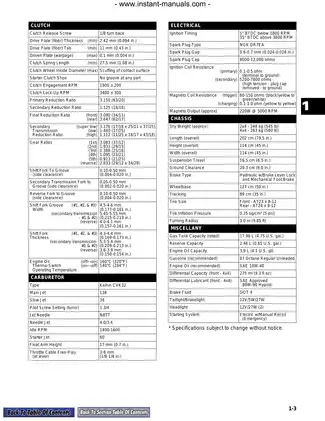 2002 Arctic Cat 250, 300, 375 400, 500 ATV service, repair manual Preview image 4