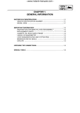 2000–2001 Yamaha YZF-R1 Factory Service & Repair Manual (P/N EB400011) – preview page 4