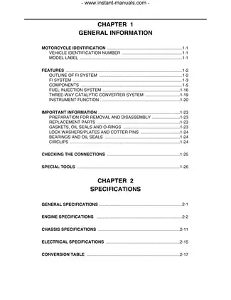 Yamaha Motorcycle Service Manual: Complete Guide & Repair Instructions Preview image 1