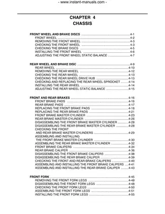 Yamaha Motorcycle Service Manual: Complete Guide & Repair Instructions Preview image 4