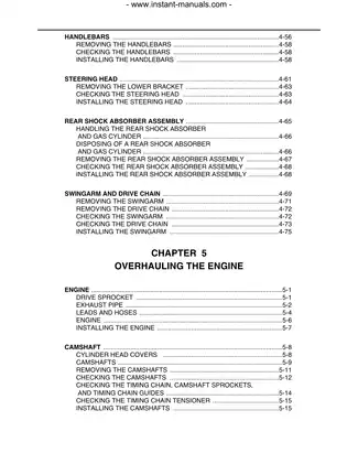 Yamaha Motorcycle Service Manual: Complete Guide & Repair Instructions Preview image 5