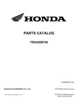 Honda TRX450R / TRX450 ATV 2004–2005 Parts Catalog (P/N 61HP101) – preview page 1