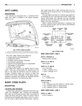 Dodge Dakota C205F Front Axle Service Manual Preview image 4