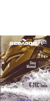 2006 Bombardier Sea-Doo 4-tec series, GTI, GTX, RXP, RX Personal Watercraft shop manual Preview image 1