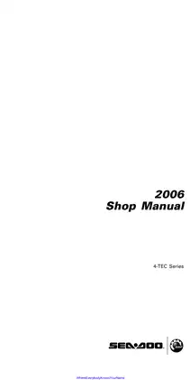 2006 Bombardier Sea-Doo 4-tec series, GTI, GTX, RXP, RX Personal Watercraft shop manual Preview image 2