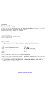 Complete 2006 Sea-Doo 4-TEC Shop Manual Preview image 3