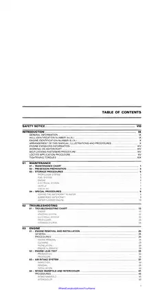 Complete 2006 Sea-Doo 4-TEC Shop Manual Preview image 4