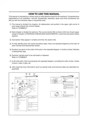 2003 Yamaha YJ125S Scooter Service Manual Preview image 4