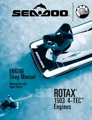 2005 BRP Sea-Doo GTX, RXP,  RXT Wake engine shop manual