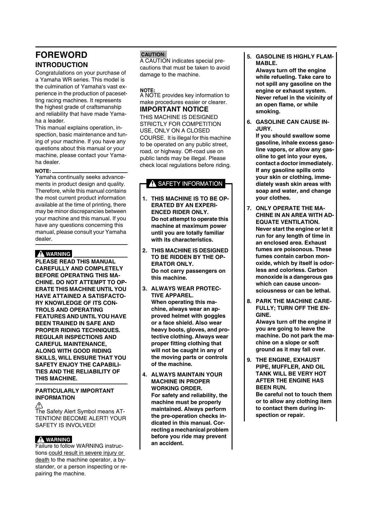 2008 Yamaha WR450F,  WR450FX service, repair manual Preview image 4