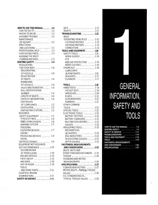 1992-2001 Evinrude Johnson 65 hp - 300 hp outboard engine, Jet Drive service manual Preview image 3