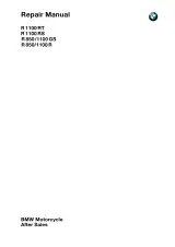 1994–2005 BMW R 1100 RS/RT, R 850/1100 GS, and R 850/1100 R OEM Service Manual (P/N UX-VS-2, 02/00) – preview page 1