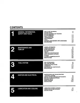 1990-2001 Johnson Evinrude 1.25hp-70hp outboard engine manual Preview image 1