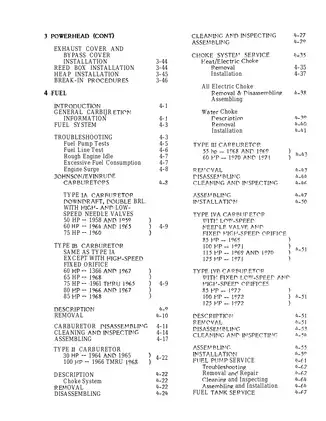 Comprehensive Johnson/Evinrude Outboard Engine Service Manual (1958-1972) Preview image 2