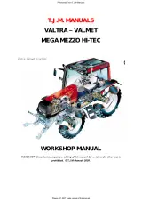 1990–2002 Valtra Valmet Tractors Mega Mezzo Hi-Tec Workshop Service Manual (P/N 39 210 211) – preview page 1