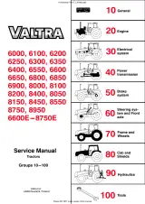 1990–2002 Valtra Valmet Tractors Mega Mezzo Hi-Tec Workshop Service Manual (P/N 39 210 211) – preview page 2