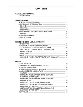 Yamaha YFM350FAS Service Manual for Complete Repairs and Maintenance Preview image 5